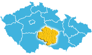 mapa s vyznačením regiónu